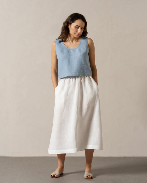 Maxi Skirt Sophia Pure White
