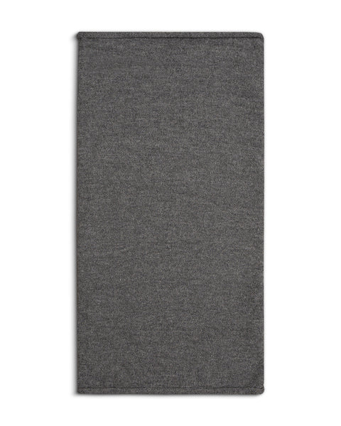 Packshot of knit neck gaiter in the white background
