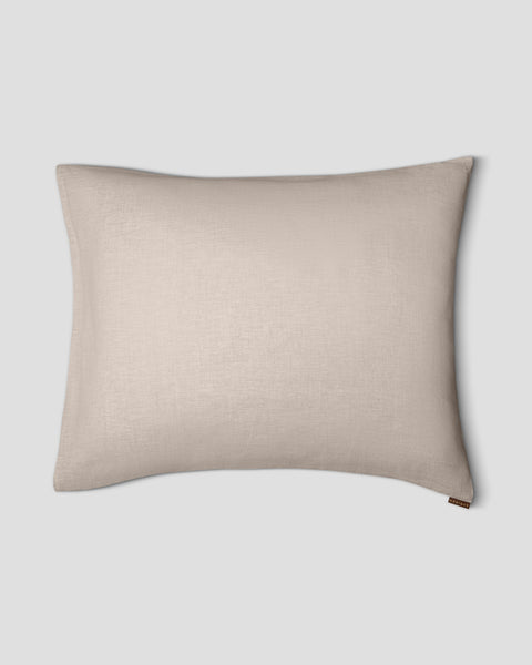 Linen pillowcase in natural color