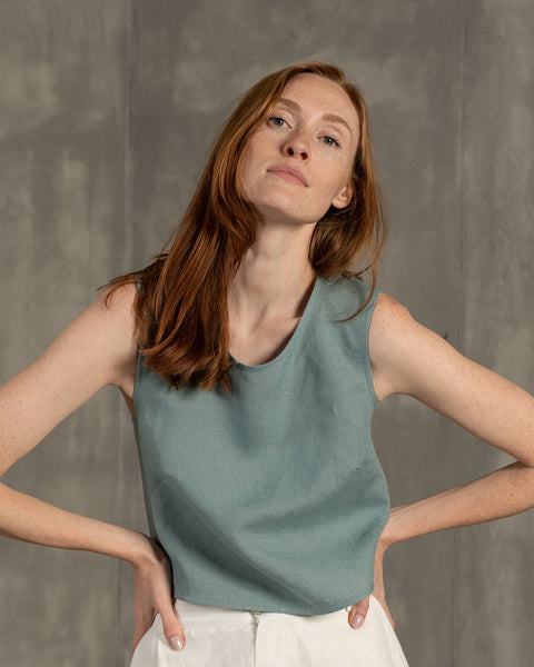 Cross-Back Crop Top Serena