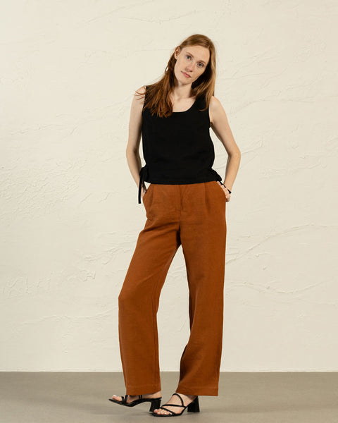 Crop-Top mit seitlichen Bändern Audrey