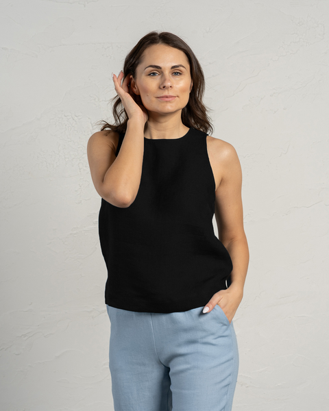 Hochgeschlossenes Top Nina