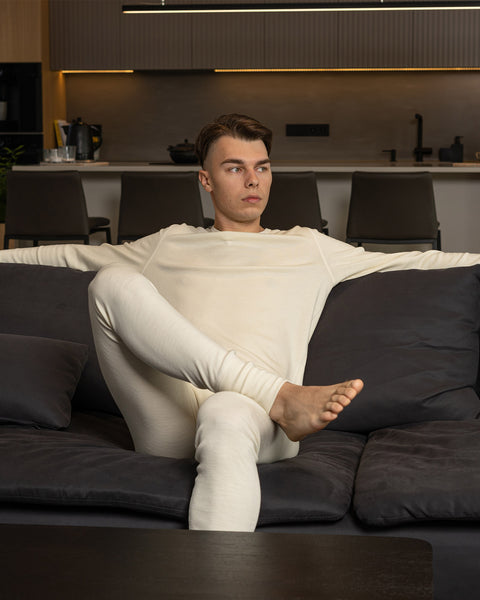 Men's Merino 250 Long Sleeve Crew Natural
