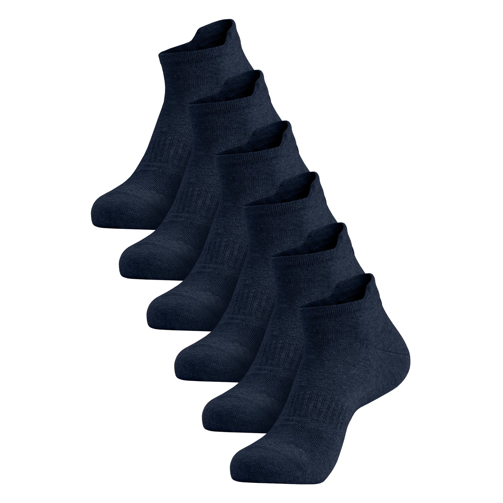 Herren Baumwoll-Sneakersocken 6er-Pack