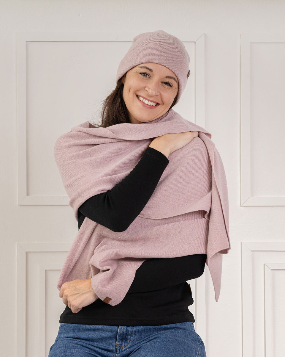 mütze schal handschuhe set damen kaschmir Damen Mütze & Schal Set Merino & Kaschmir ❤️ menique