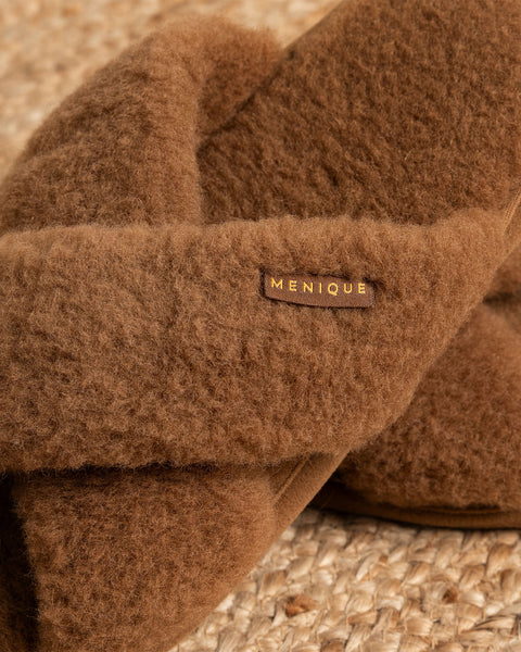 Women&#39;s Cross Fluffy Slippers