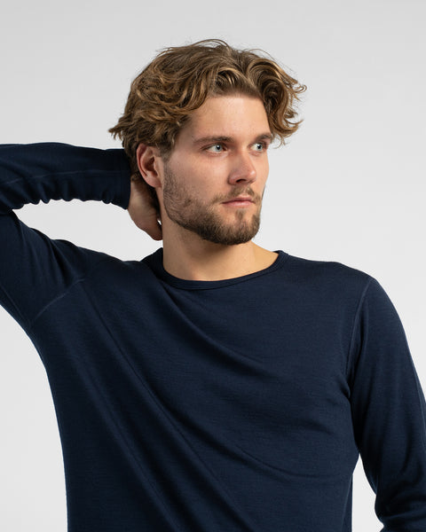 Thermo-Langarmshirt 250 für Herren, Marineblau