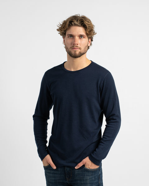 Thermo-Langarmshirt 250 für Herren, Marineblau