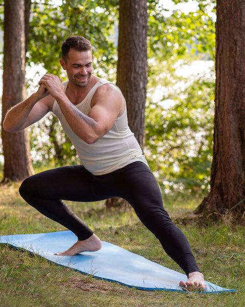 Herren Merino Tanktop Natur