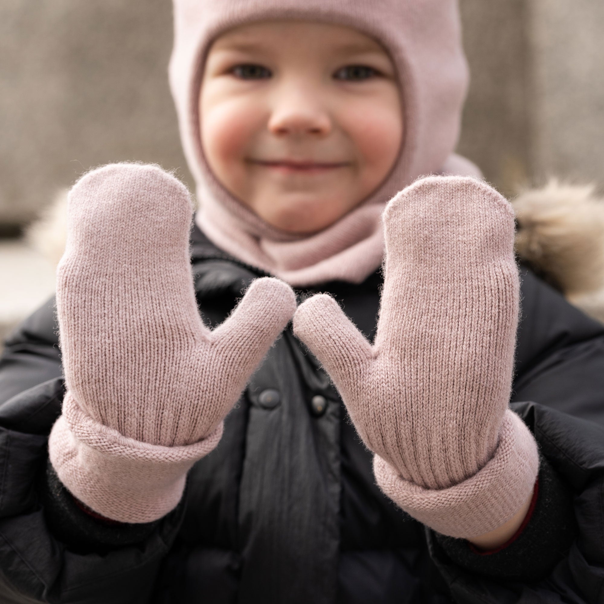 Kids' Mittens Knitted Merino & Cashmere