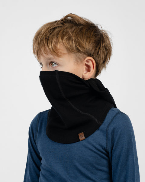 Multifunktionale Gesichtsmaske für Kinder aus 100 % Merinowolle