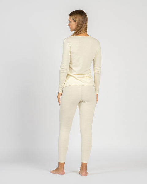 Damen 250 Leggings Naturfarben