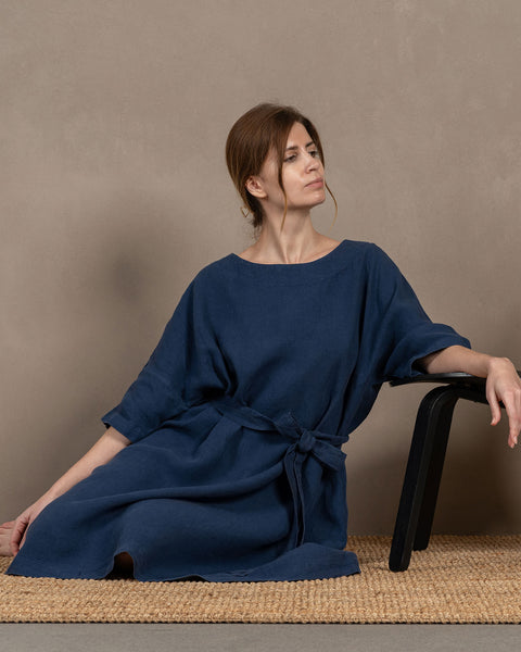 Oversize Dress Olivia Storm Blue