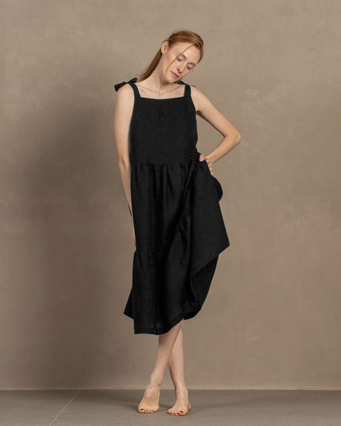 Leinen Latzkleid Uma