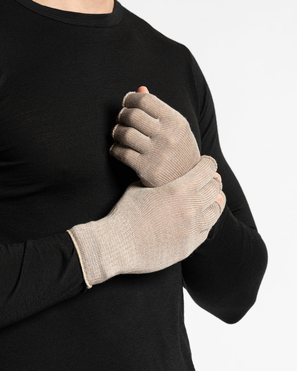 fingerlose handschuhe wolle herren Merinowolle Thermo Fingerlose Handschuhe Herren ❤️ menique