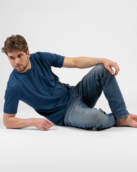 Herren T-Shirt aus 100 % Merinowolle für Reisen