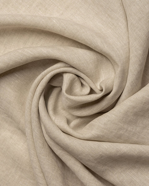 Linen Crop Top &amp; Pants 2-Piece in natural