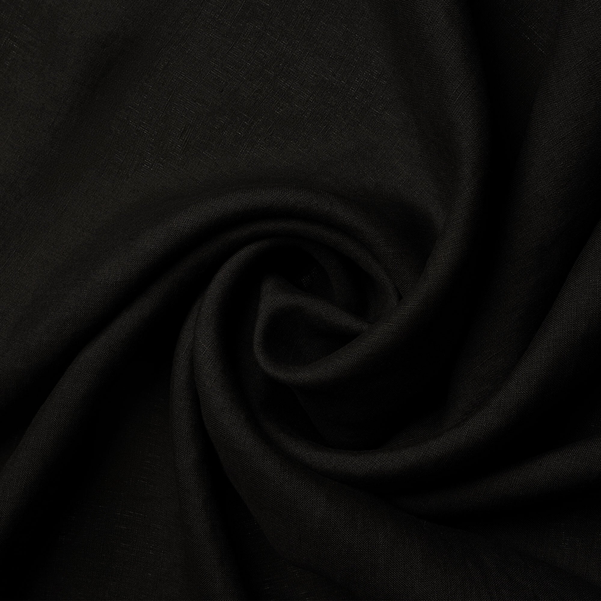 Linen Matching 2-Piece Set of Hana Tank Top & Sophia Skirt Pure Black