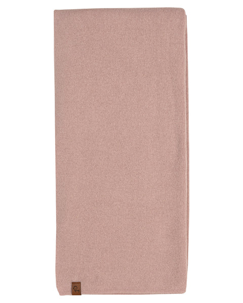 Women&#39;s Knit Scarf Merino &amp; Cashmere Dusty Pink