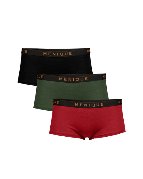 Merino Damen Boxershorts 3er-Pack