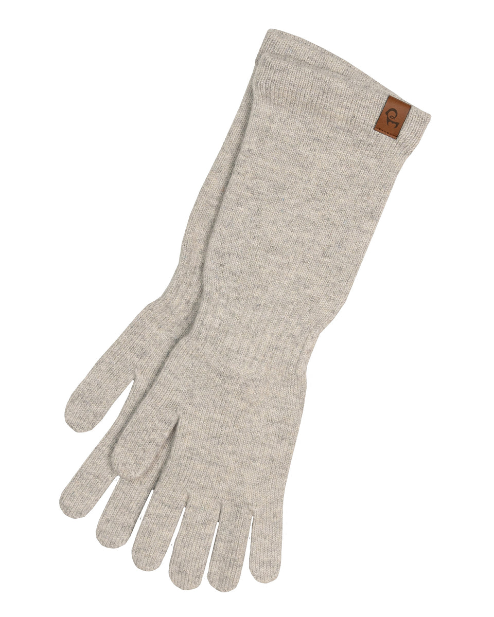 damen handschuhe cashmere Gestrickte Merino- & Kaschmir-Langhandschuhe für Damen ❤️ menique