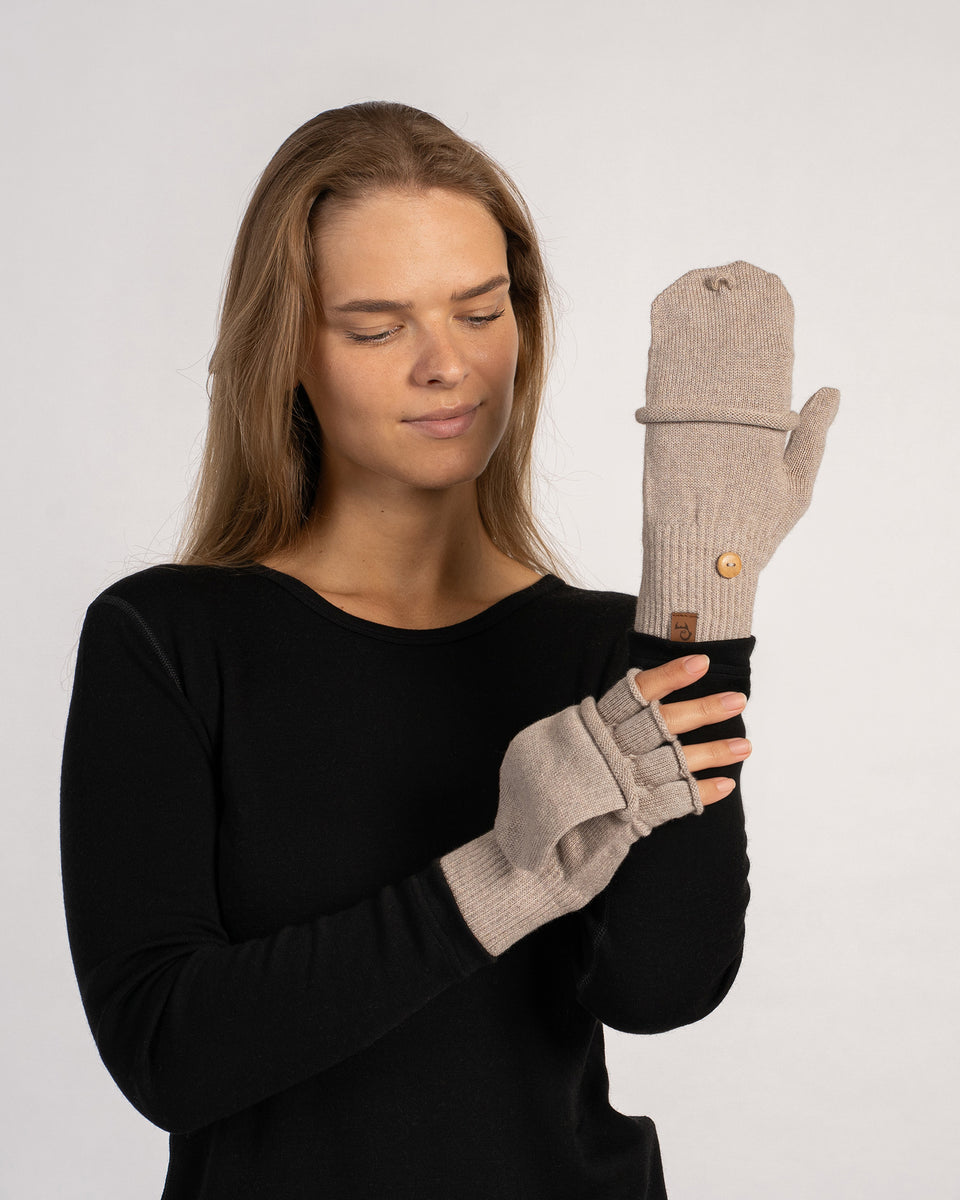 handschuhe merinowolle Merinowolle wandelbare Handschuhe für Damen ❤️ menique