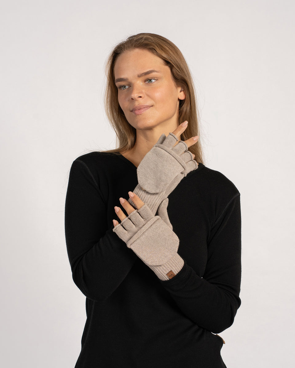 handschuhe mit merinowolle Merinowolle wandelbare Handschuhe für Damen ❤️ menique