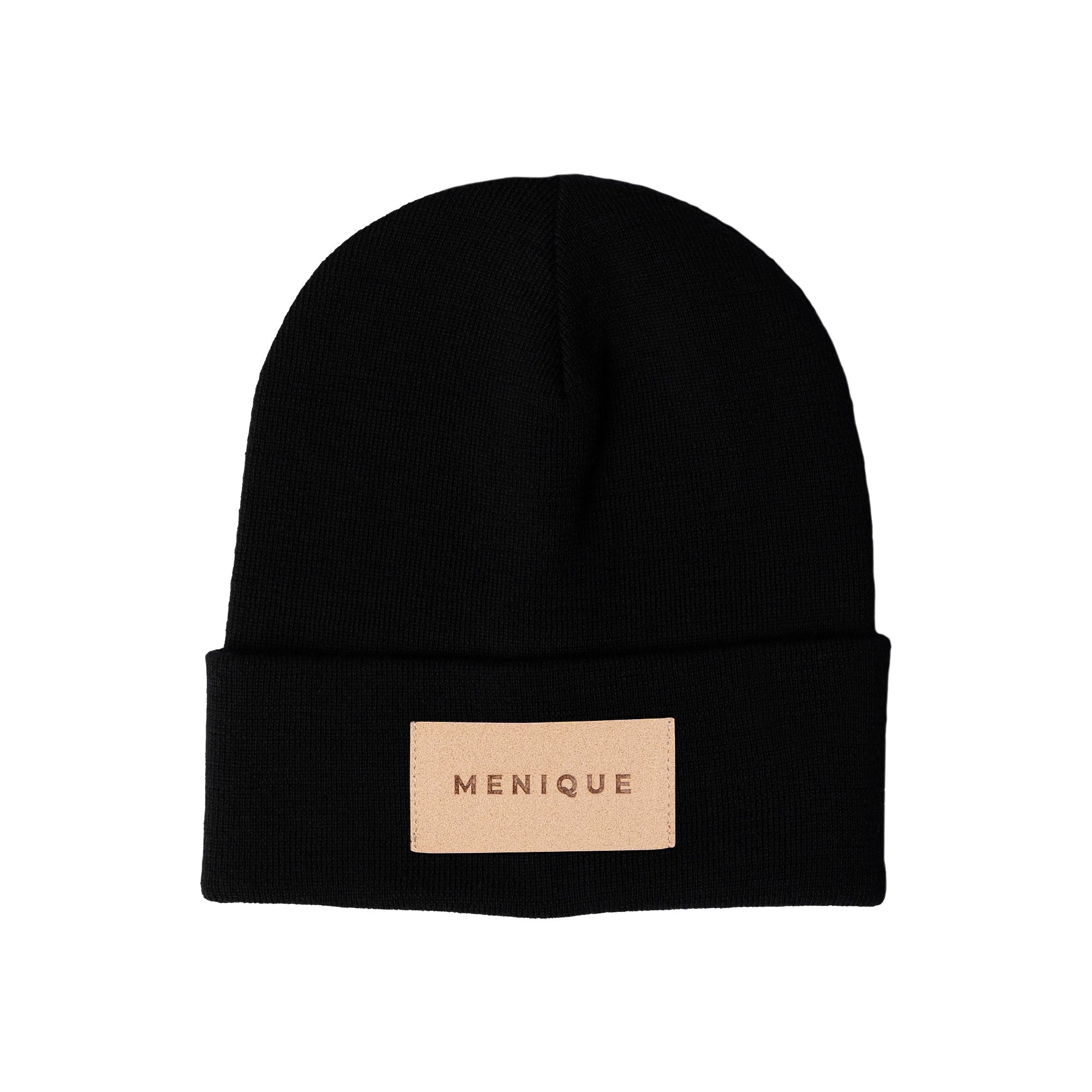 MENIQUE Logo Men's Beanie Knitted Merino