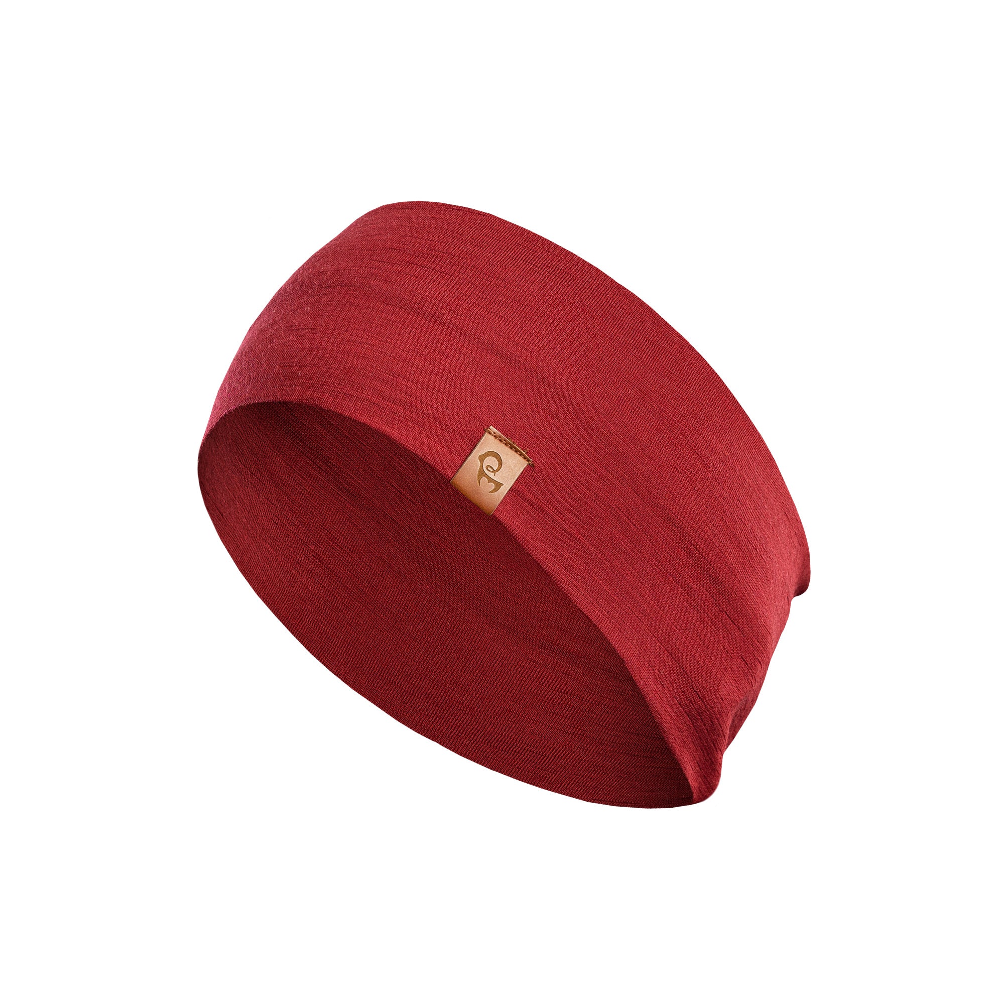 Herren Merino Stirnband Royal Cherry