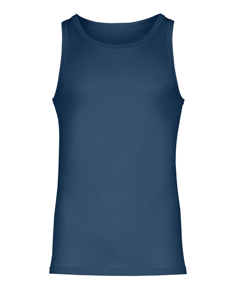 Men&#39;s Merino Tank Top Denim