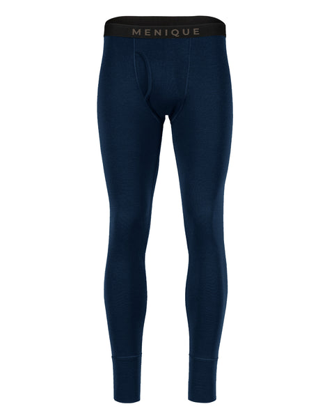 Men&#39;s 250 Merino Pants Rub Dark Blue Front