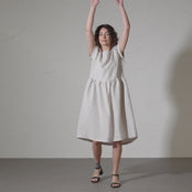 Hängerkleid Cecilia Mandelbraun 