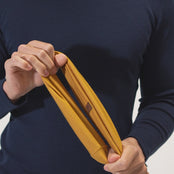 Herren Merino Halswärmer Gelb