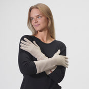 Damen Strick Kaschmir Lange Handschuhe
