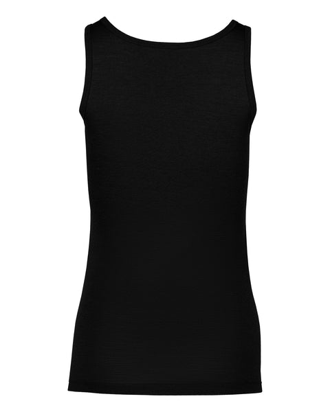 Women&#39;s Merino Tank Top Black Back
