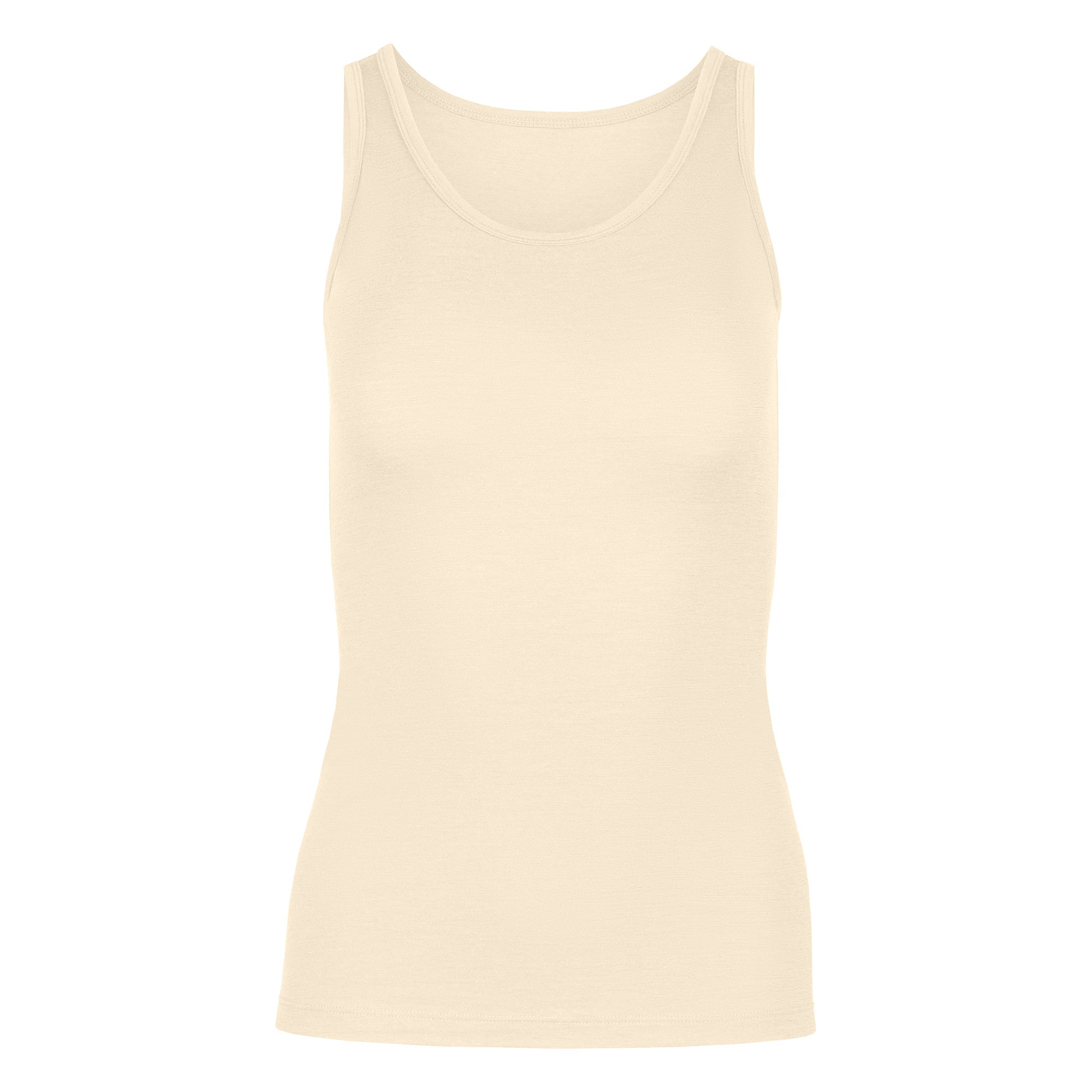 Merino Tank Top für Damen Natur
