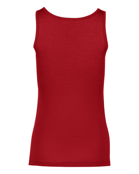 Women&#39;s Merino Tank Top Royal Cherry Back