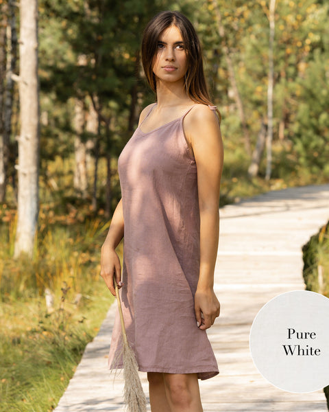 Slipkleid Liv Reinweiß