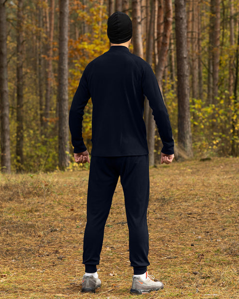 Herren 250 Zip-Kragen Dunkelblau