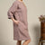 Linen Tunic Dress Selena Faded Rose