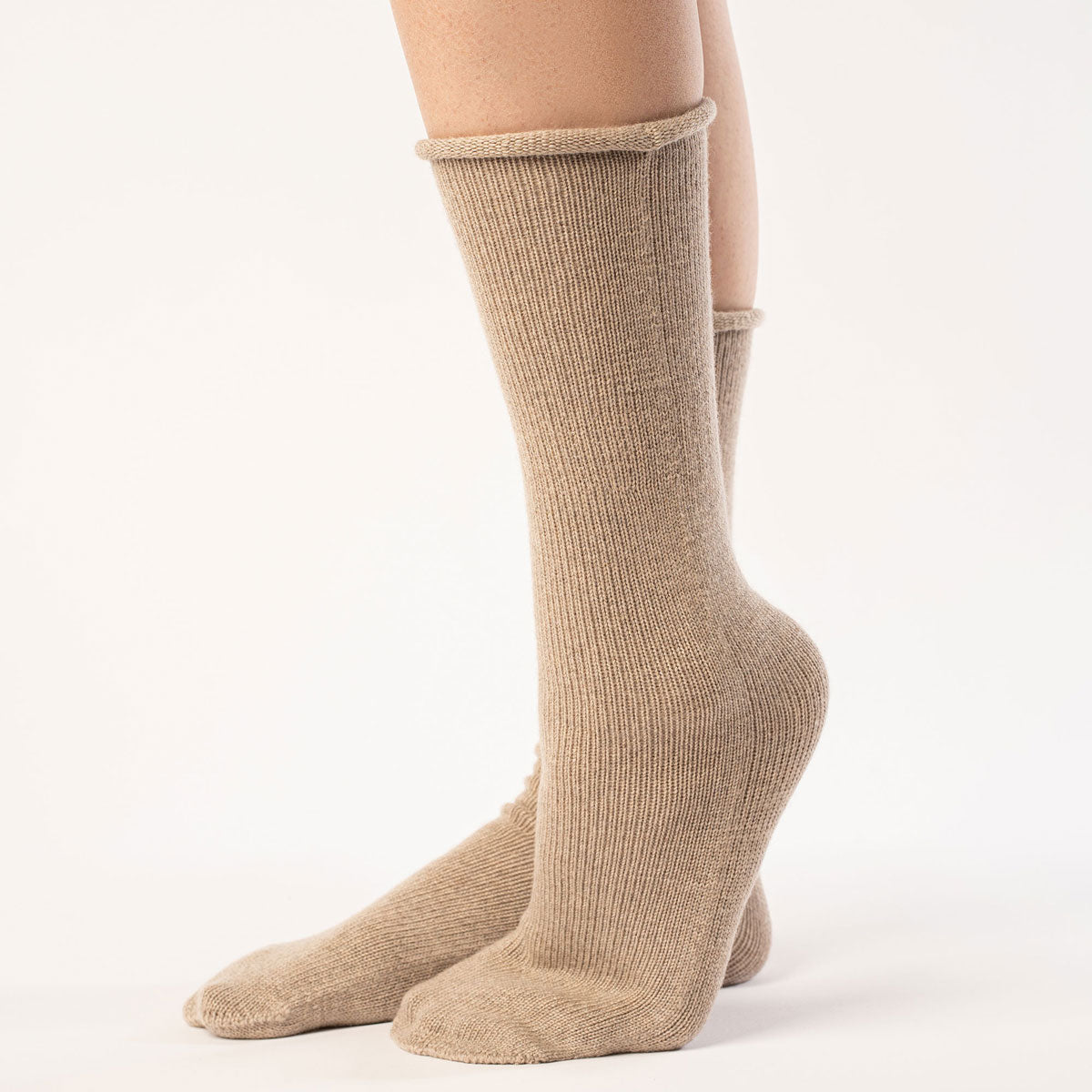 Stricksocken damen beige Clearance