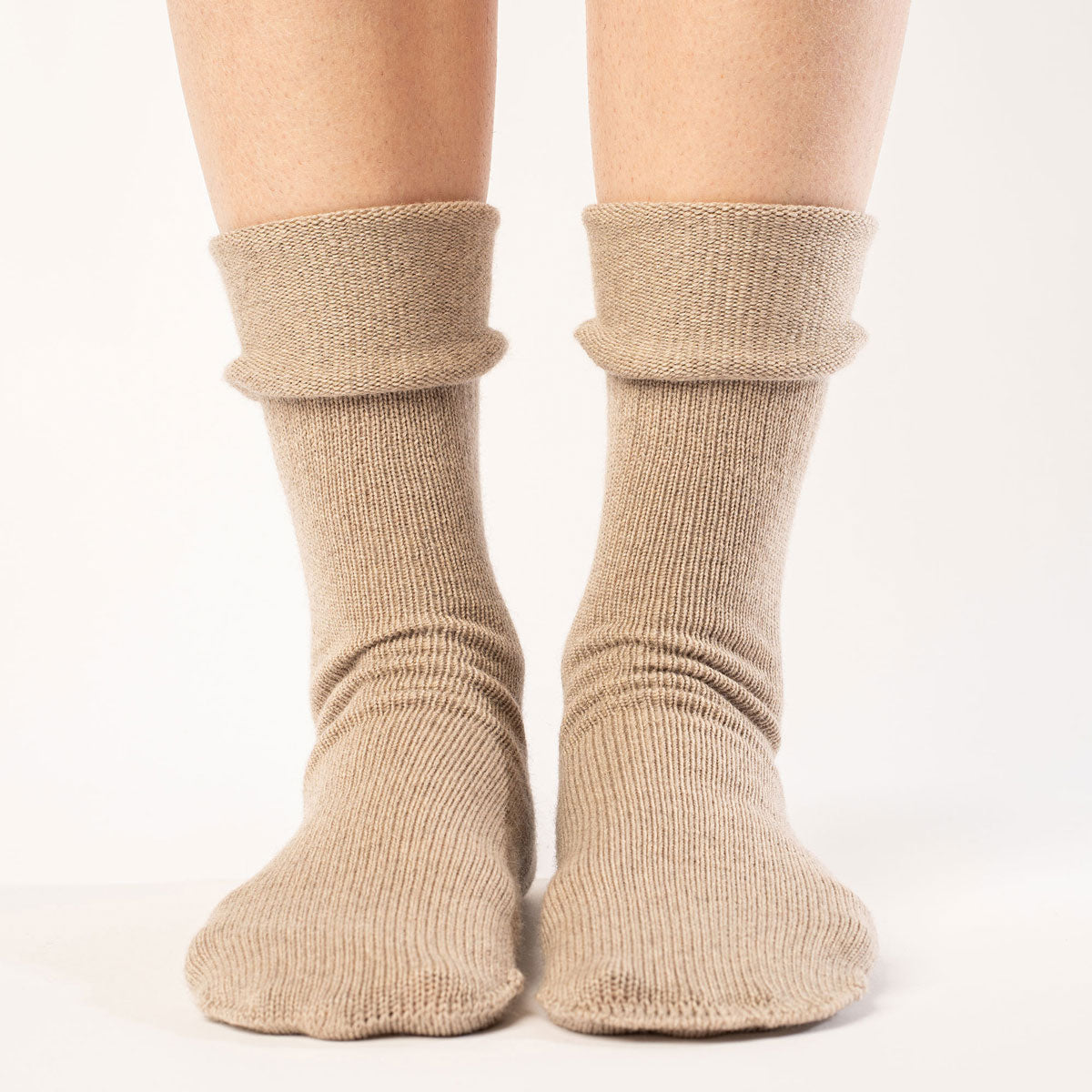 Stricksocken damen beige Clearance