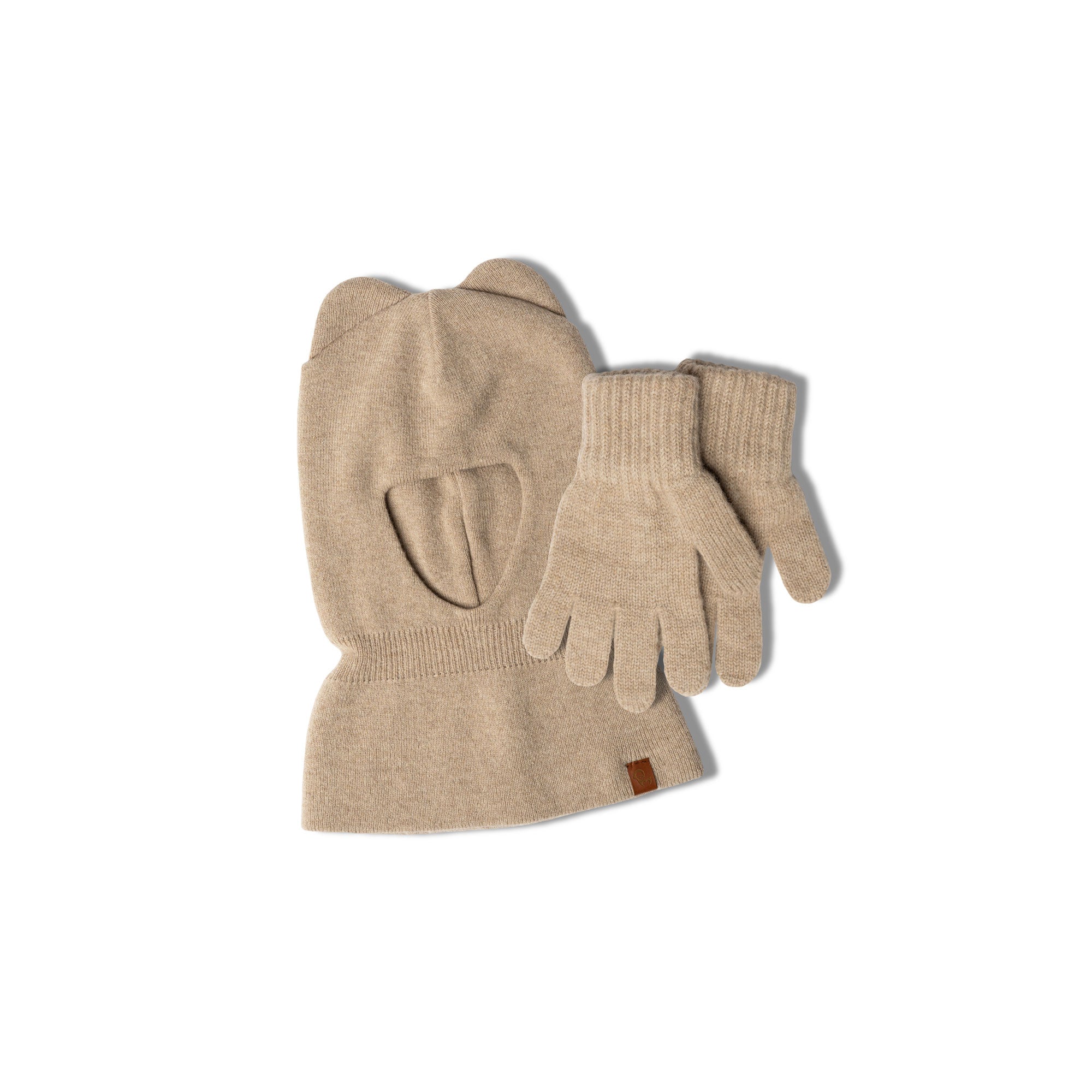 Teddybär-Sturmhaube und Handschuhe für Kinder ❤️ menique