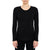 Women's Long Sleeve Set 250gsm Merino Wool Black